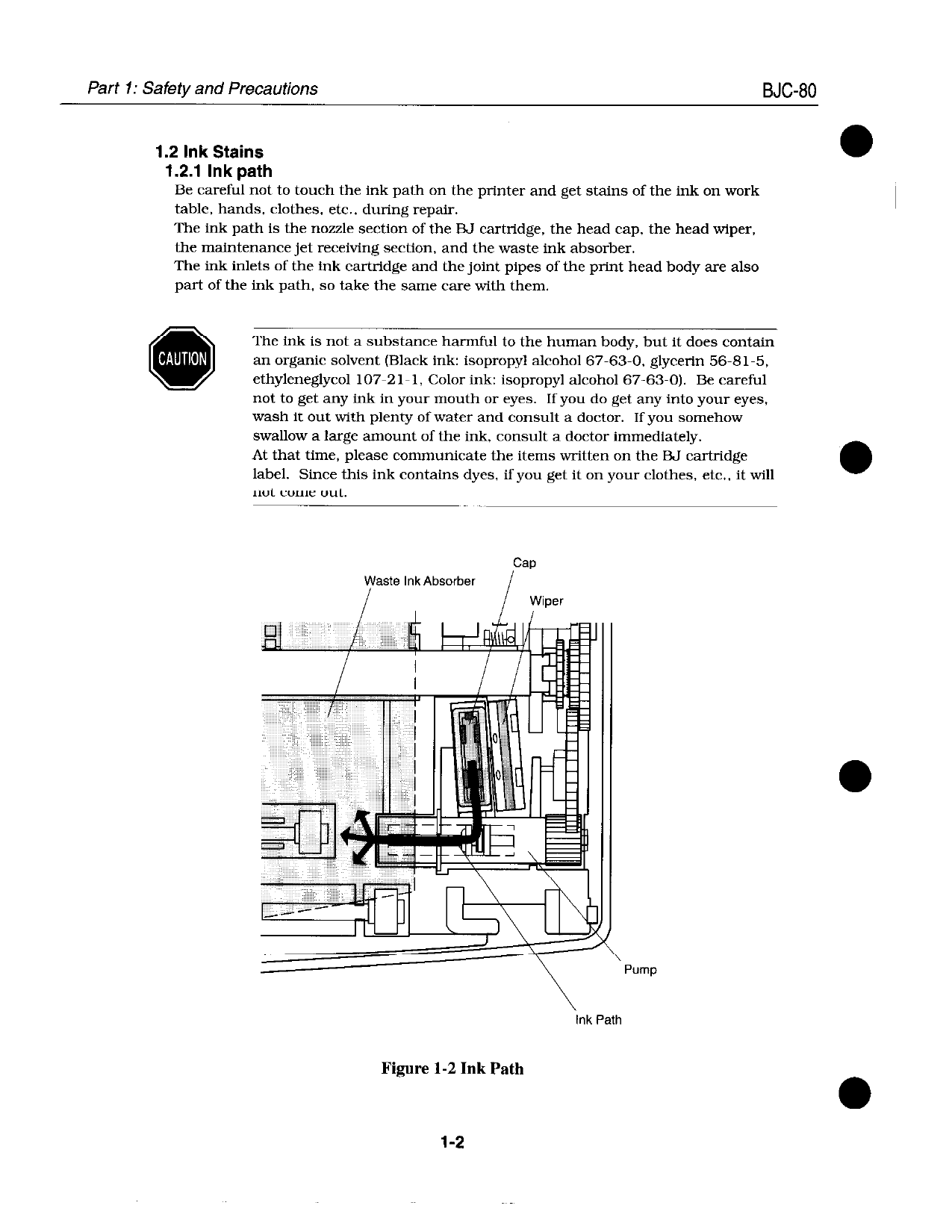 Canon BubbleJet BJC-80 Service Manual-2